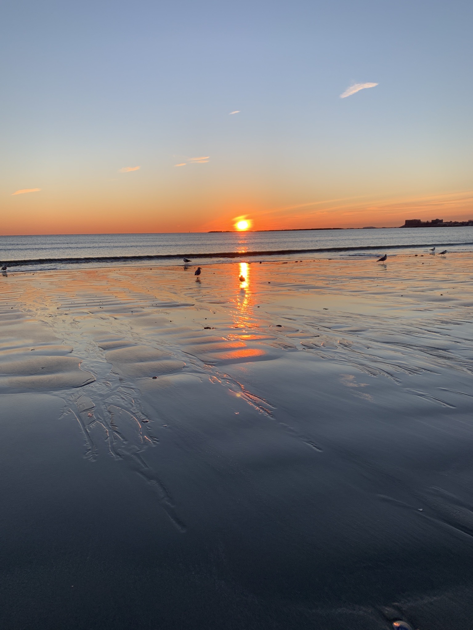 Sunrise at Revere Beach, December 2021